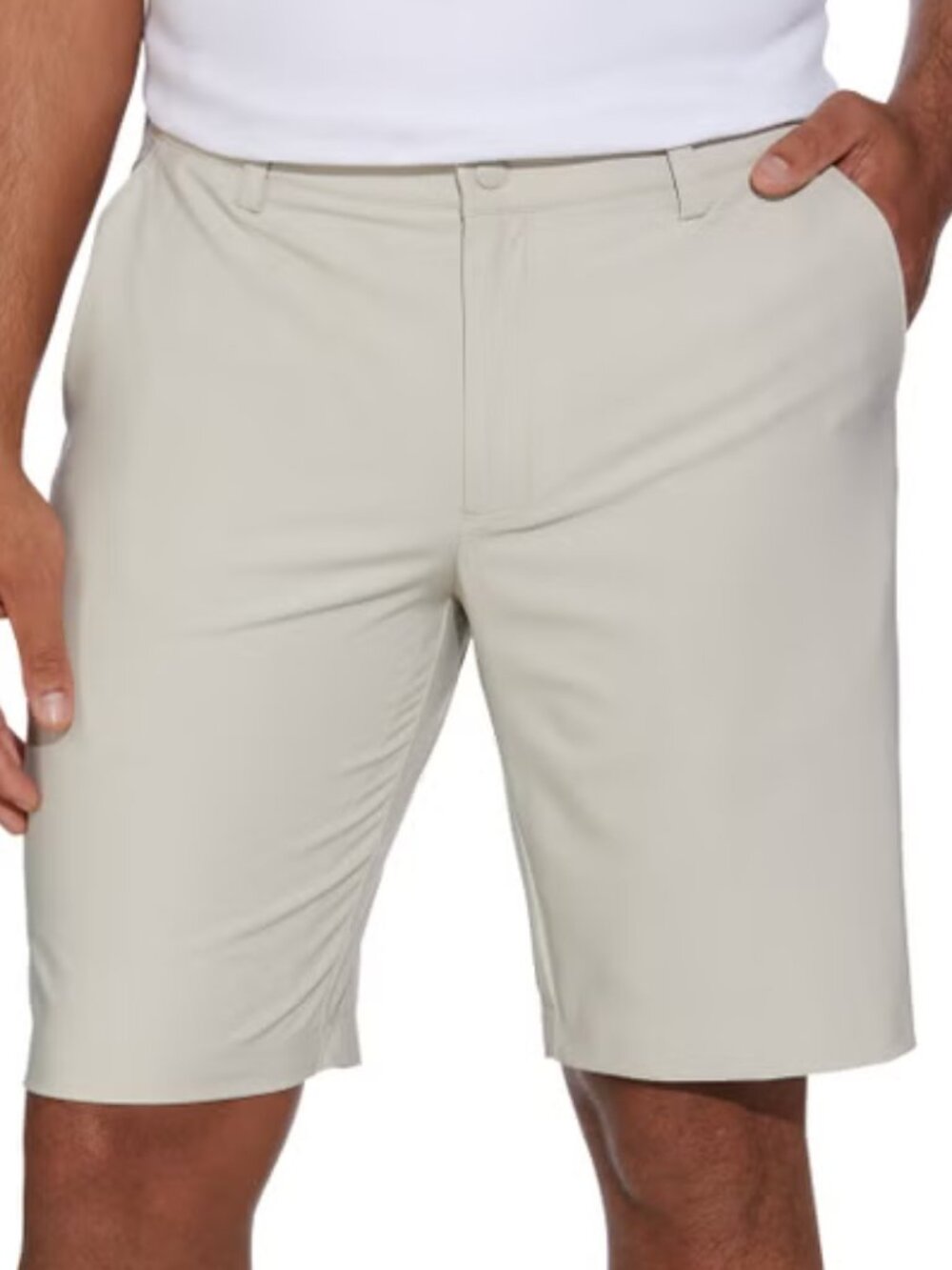 Greg Norman Size 38 Khaki Golf ML75 Stretch Short 8.5 inseam Flex Waist